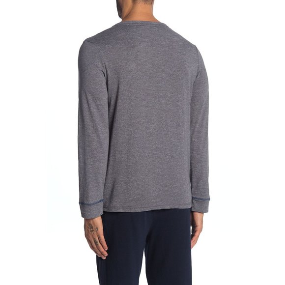 NWT Nordstrom Ted Baker Gray Lounge Henley Top - Picture 2 of 2